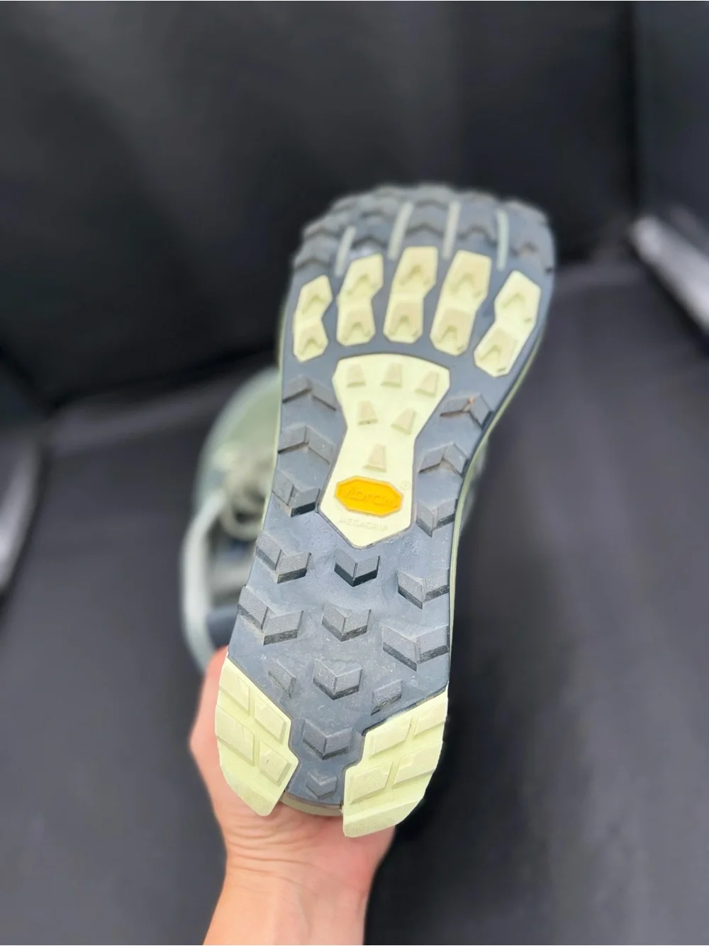 Altra Lone Peak 9+ Trail Running Shoes 10.5 Green Vibram Gorpcore Hiking Sneaker